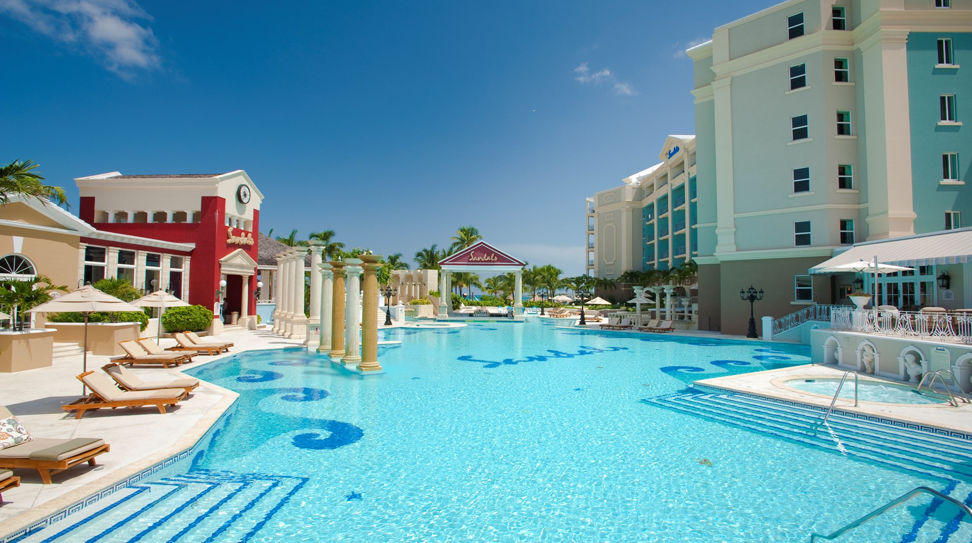 Het meest elegante resort van de Bahamas, met een eigen eiland voor de kust Sandals Royal Bahamian