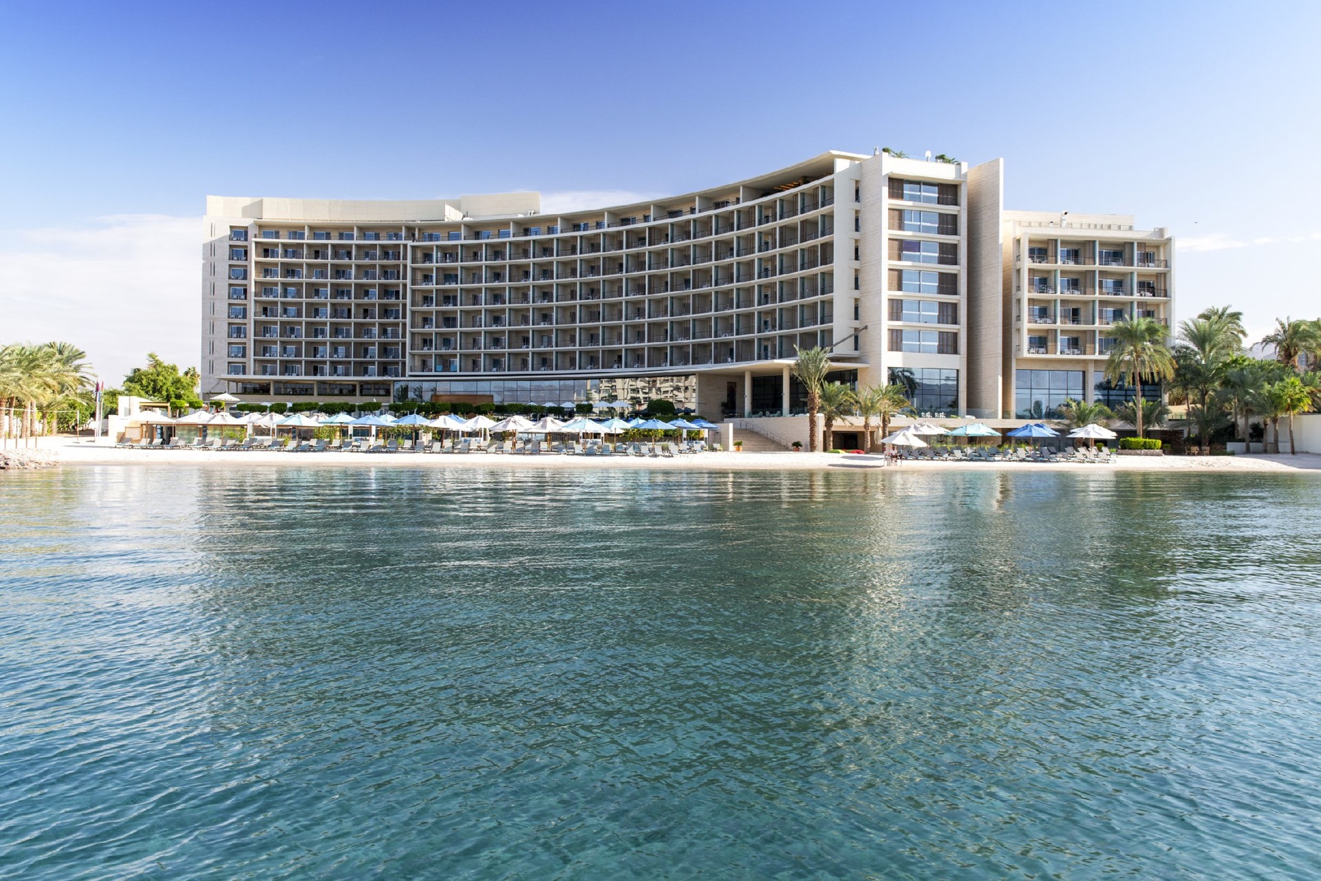 Een parel van een vijfsterrenhotel in het zuiden van Jordanië Kempinski Hotel Aqaba Red Sea