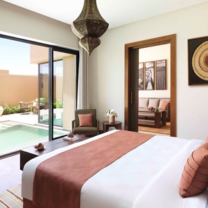 Anantara Al Jabal Al Akhdar - One Bedroom Garden Pool Villa - slaapkamer